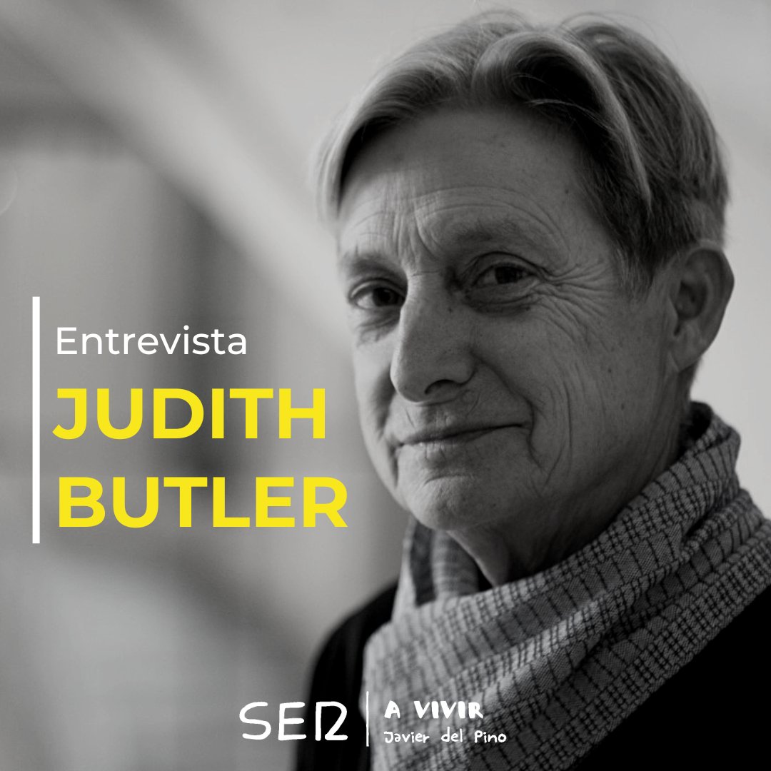 Judith Butler, filósofa: "Creo que tenemos que resistir ante la idea de que todo es oscuro y terrible, que la destrucción es inevitable. Si sucumbimos ante ese pesimismo no podremos imaginar ninguna alternativa"

🔊 cadenaser.com/cadena-ser/a-v…