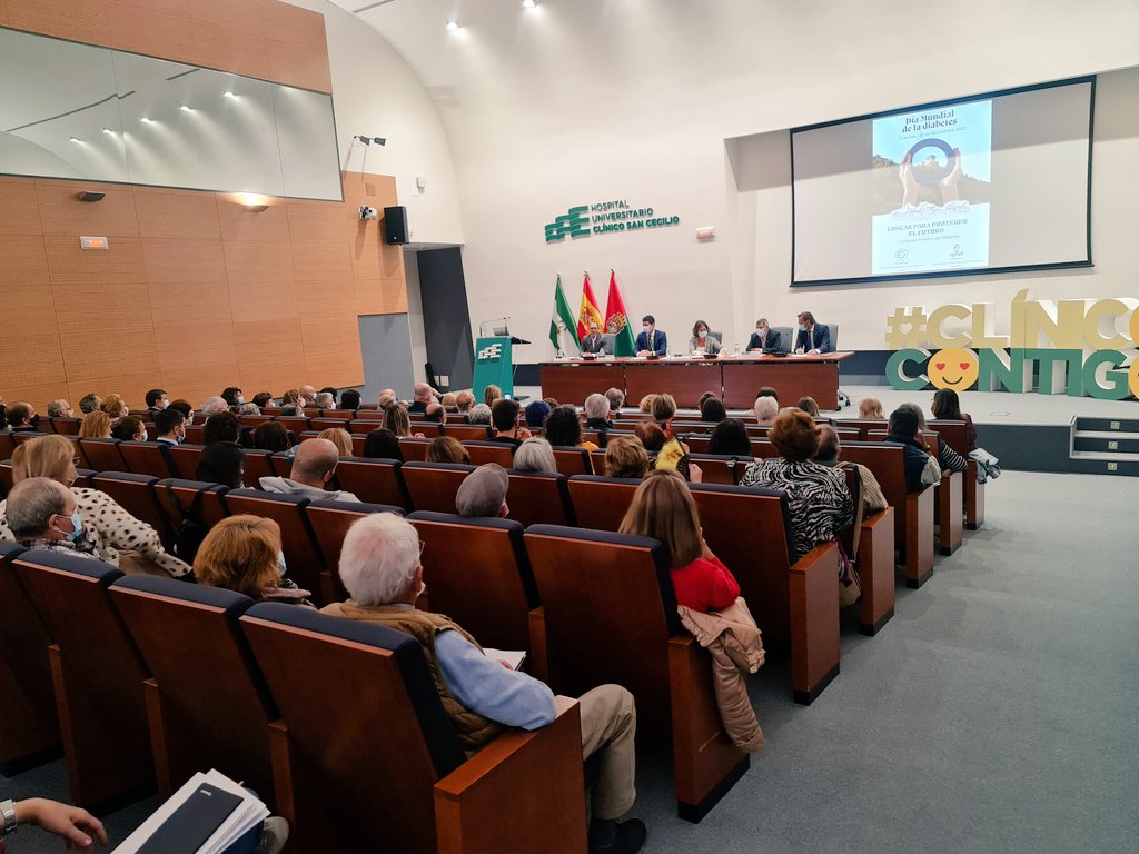 clinicogranada's tweet photo. Comienza el Congreso Andaluz de #diabetes 'Educar para proteger el futuro' en el @clinicogranada con @LinaGarcia_AND inaugurando el evento

➡️ organizado por @FadAndalucia y @AgradiGranada

#prevencion #promoción #Salud #ParticipaciónCiudadana https://t.co/uOfswacFd5