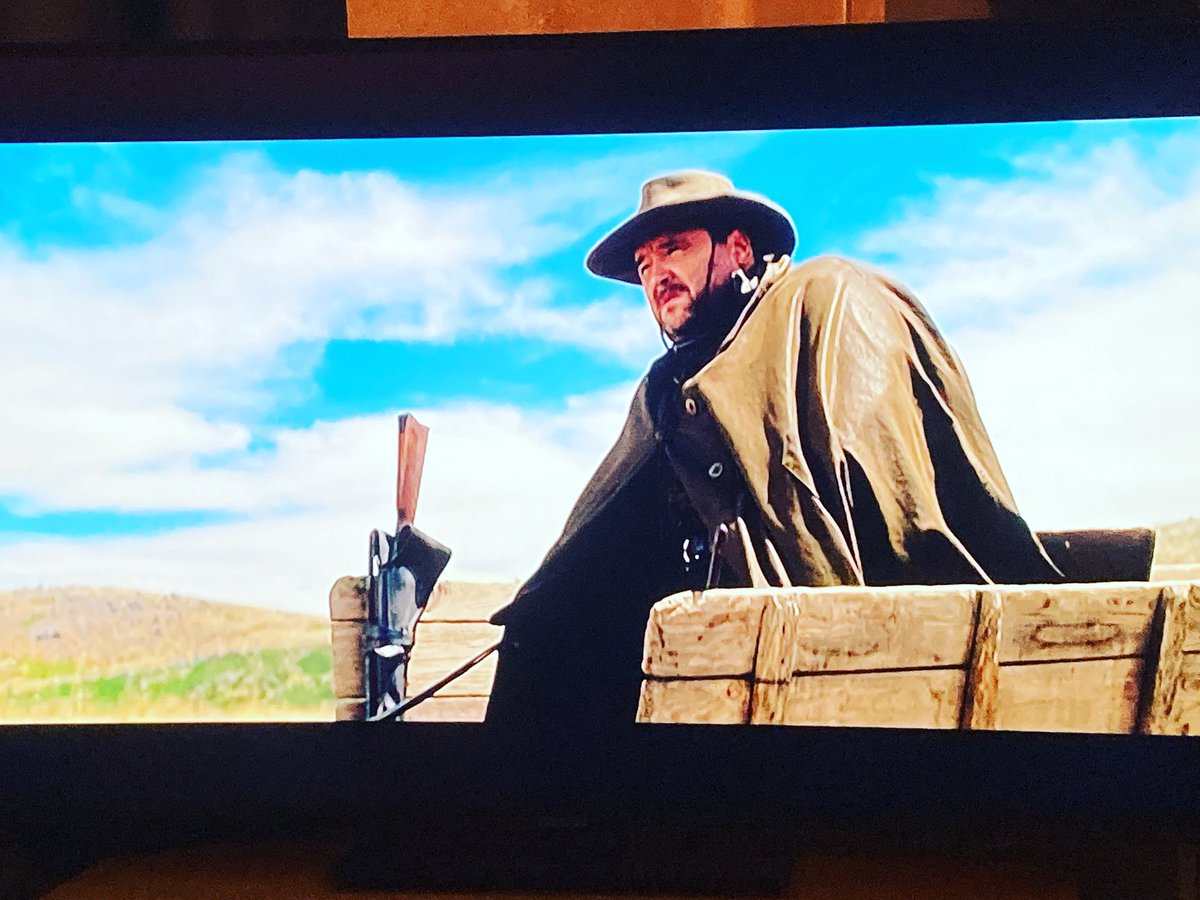 McTernan1971's tweet photo. Just spotted @Christian2178 on my tellybox. #TheEnglish #HowdyCowboy 🤠 https://t.co/S9uCAIrkpY