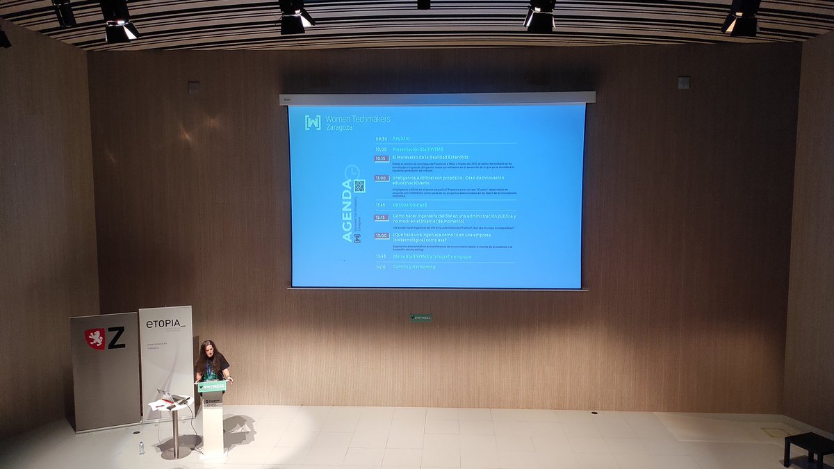 veniabi's tweet image. Arranca por fin la edición 2022 de @WTMZaragoza Ganazas de escuchar a todas las ponentes! 🙌 #wtmz22