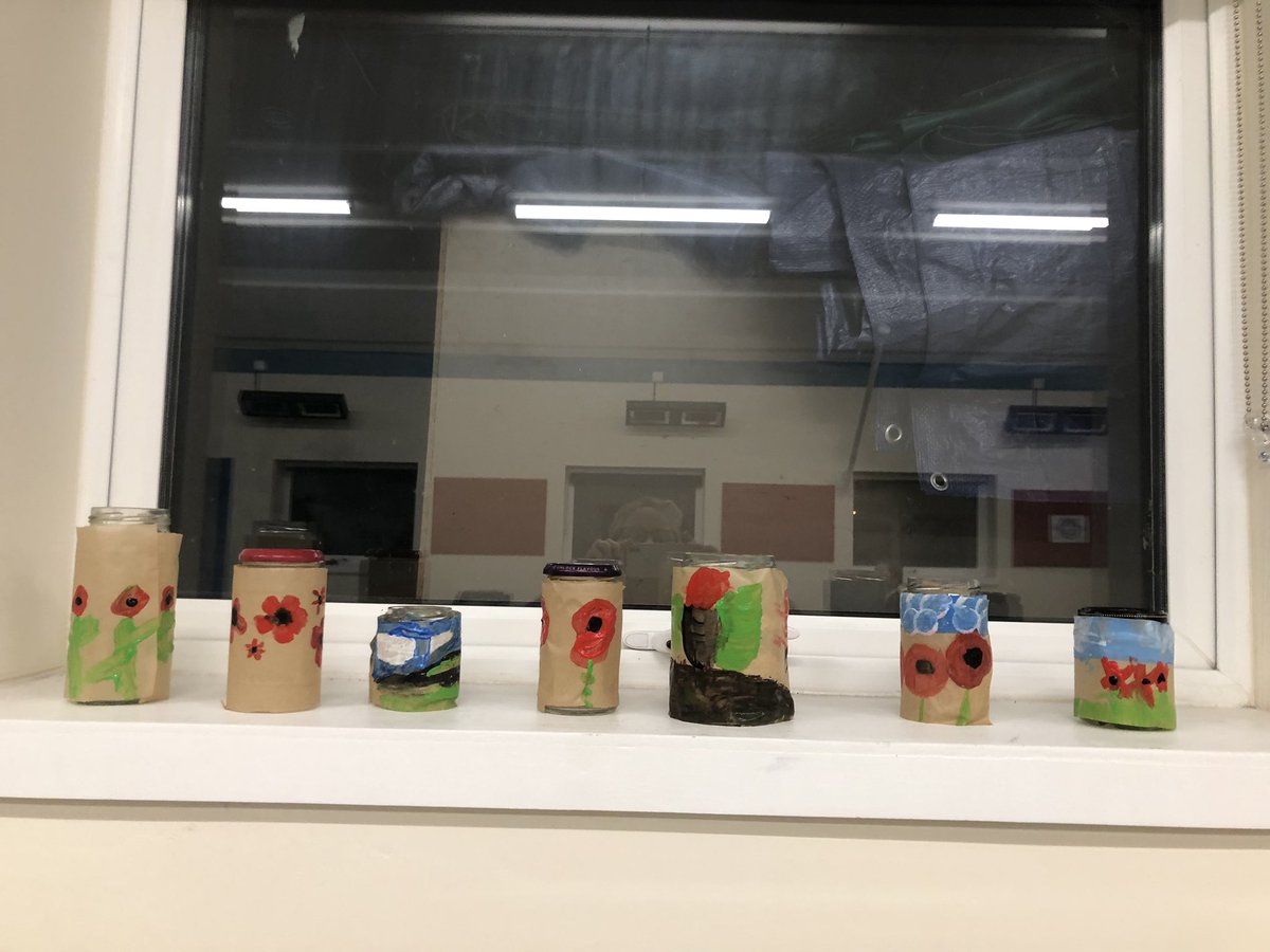 Cubs have been making remembrance lanterns this week.