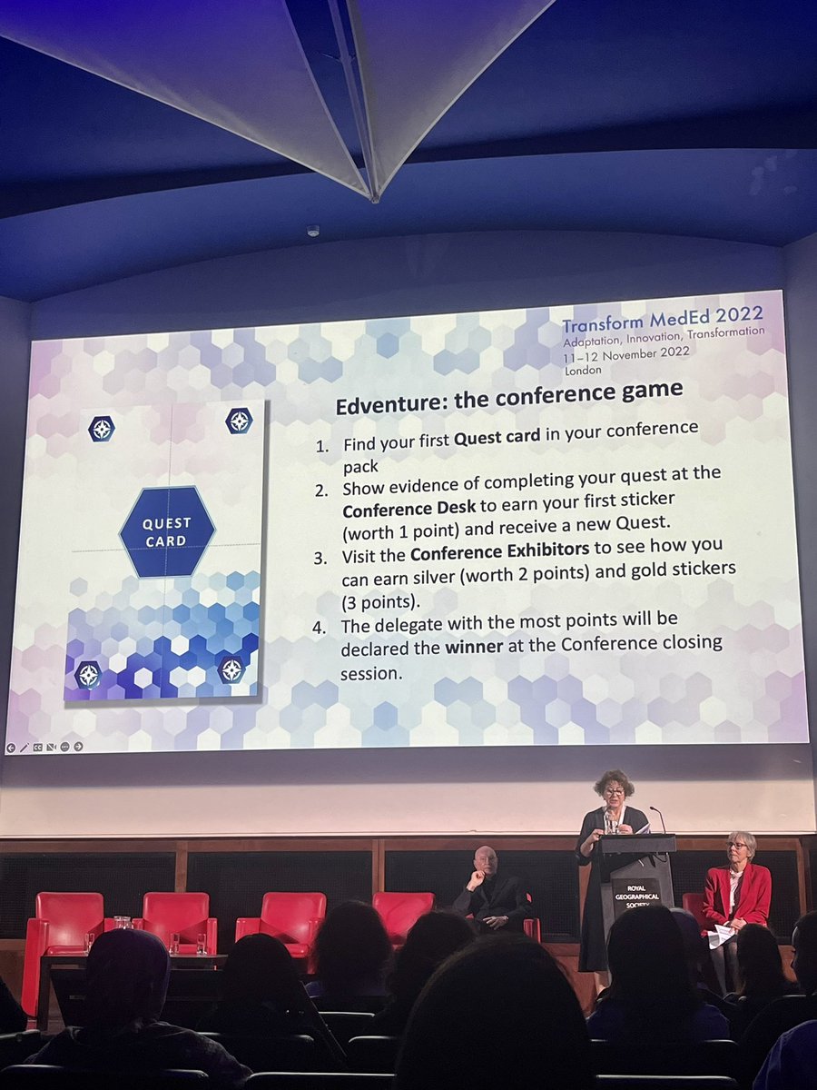 Day2 of Transform MedEd 2022 London is starting with a wrap up of Day1 and sneak peek of an exhilarating Day2. Terrific celebration of collaboration of <a href="/imperial_SoM/">Imperial College School of Medicine</a> and <a href="/NTU_LKCMedicine/">LKCMedicine</a>, says co-Chair Prof Sue Smith. Next, keynote by Prof Alan Bleakley. #TransformMedEd22