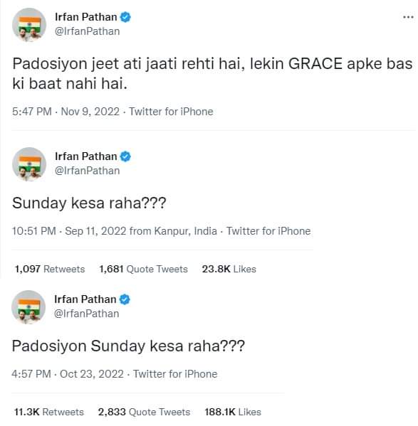 smk_60's tweet photo. @IrfanPathan @CMShehbaz Bh*sdi ke ye kia hai phir? 11 sep ko hum asia cup final haaray the uss waqt buhat mazay le raha tha tu? Ch*tiya insan ! https://t.co/X15UIIkhcR