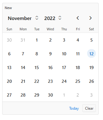 OliverLemm's tweet photo. Take a look into the component settings (1)
Checking "Show Today Button" you can choose the actual date (2)
Choosing "inline" your datepicker is rendered without an input field. If you need to clear, you should activate "Show Clear Button" (3)
#apex222 #orclapex #NewFeatures https://t.co/lE6l5HnSIX