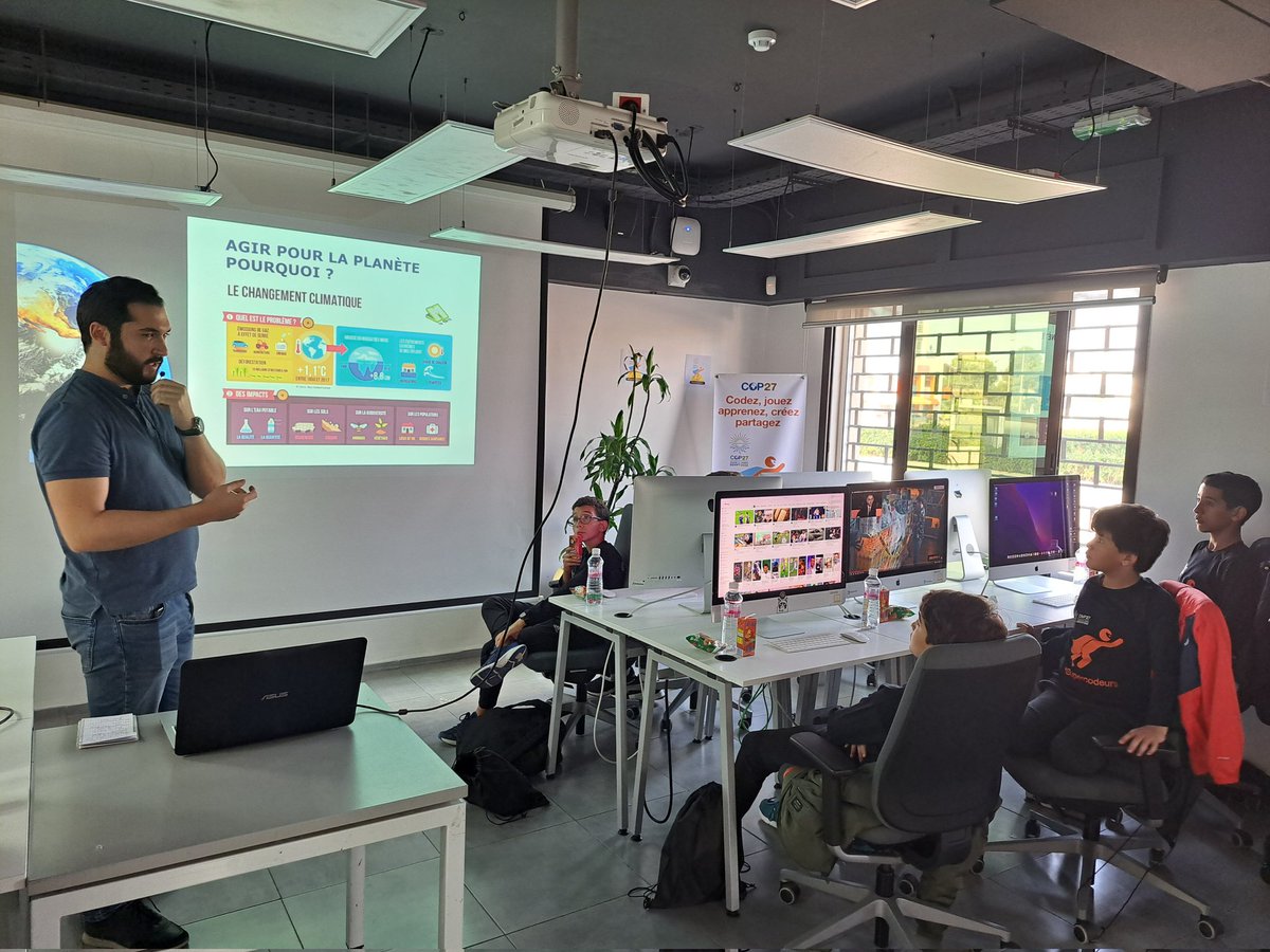 Orange Digital Center organise le challenge #SuperCodeurs
"Codons pour la planête" pour les enfants âgés de 10 à 13 ans en collaboration avec le #PacteMondial et #Codyspace,à l'occasion de la 27ème Conférence des Nations unies sur le changement climatique #COP2
<a href="/OrangeTN_Plus/">OrangeTNplus</a>