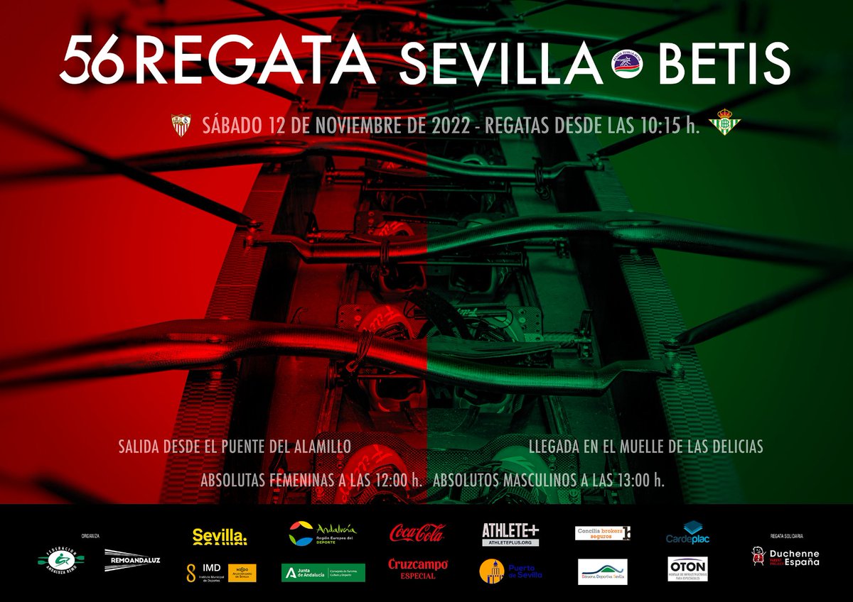 P_BetisBasket's tweet photo. 📣 Día de #BetisRemo
⚔️ @RealBetis 🆚 @SevillaFC
📅 Sábado 12/11/22
🏆 @RegataSB
🏟 Río Guadalquivir
🕙 11:45h
📺 @RTVBetis #AndalucíaTV @teledeporte @rtveplay
📻 @RTVBetis
⬜🟩⬜🟩⬜🟩⬜🟩⬜🟩⬜🟩⬜
#MuchoBetis #GradaBetisBasket #Beticismo #TreceBarras #RealBetisMultidisciplinar https://t.co/UqIxl7CqW1