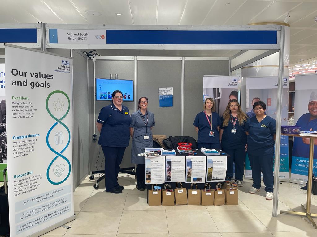 We're all set up at the @NursingTimes #NTCL event in London today! Come to stand 7 to find out more about the nursing opportunities we have across @MSEHospitals Register for free: bit.ly/3tqqVJo