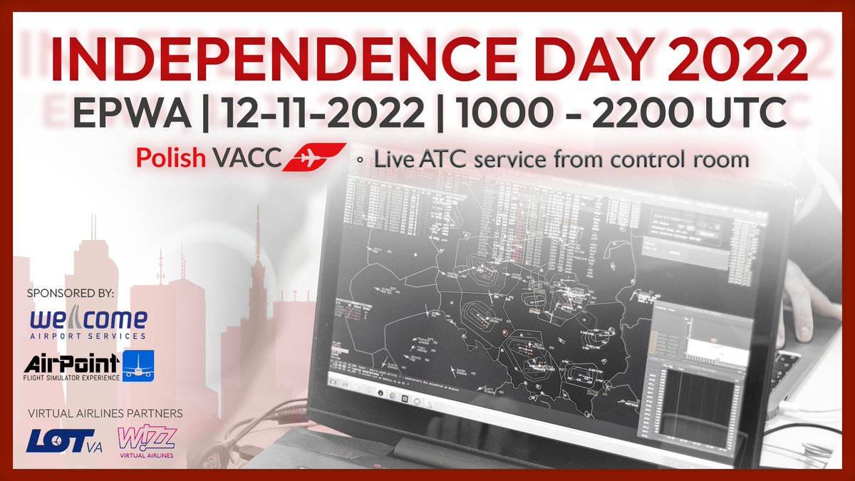 Welcome to the #IndependenceDay2022! Watch live from our controll room here: youtu.be/C_OX4rT5fwU

Remember that we are waiting for you at #EPWA and minors between 10 and 22 UTC! See you!