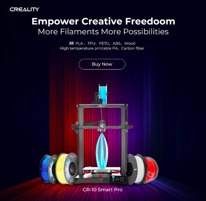 CrealityJ's tweet photo. 🌟CR-10 Smart Proでクリエイティブな自由を解き放ちましょう
幅広いフィラメントに対応👌#cr10_smart_pro
#ender3_s1_plus #Ender3_s1_pro #CR10_smart_pro #sermoonV1 #halotone_plus #3D #creality #エンダー https://t.co/TJsdzDZJbU