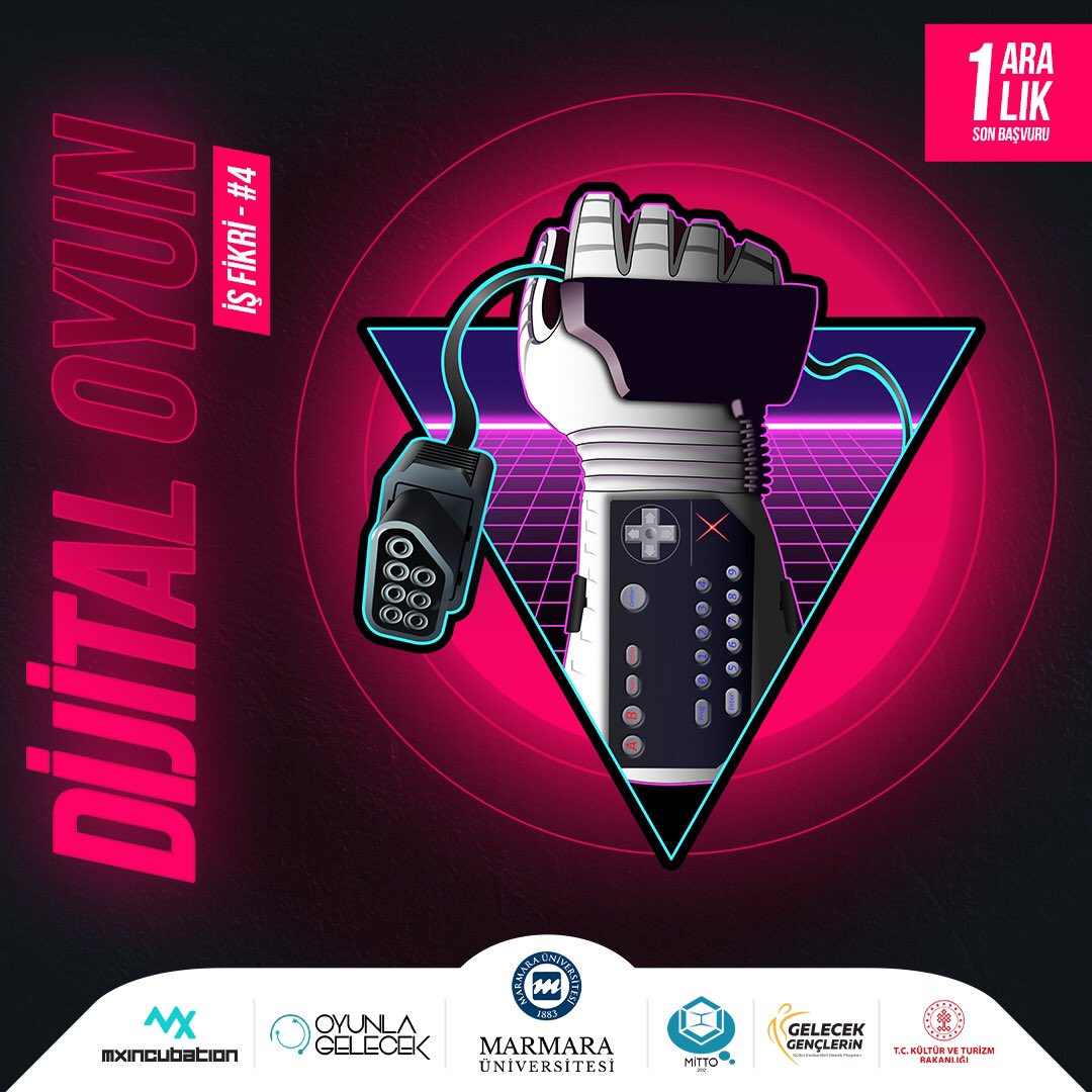 Marmara Üniversitesi Mxincubation tarafından hazırlanan Yaratıcı Kültür Endüstrileri Kuluçka Programı kapsamında Asya Kültürü &amp; Mitolojisi temalı Dijital Oyun proje fikrin var ise bu program tam senlik!

Son başvuru tarihi: 1 Aralık

Hemen Başvur: ktb.mxincubation.com