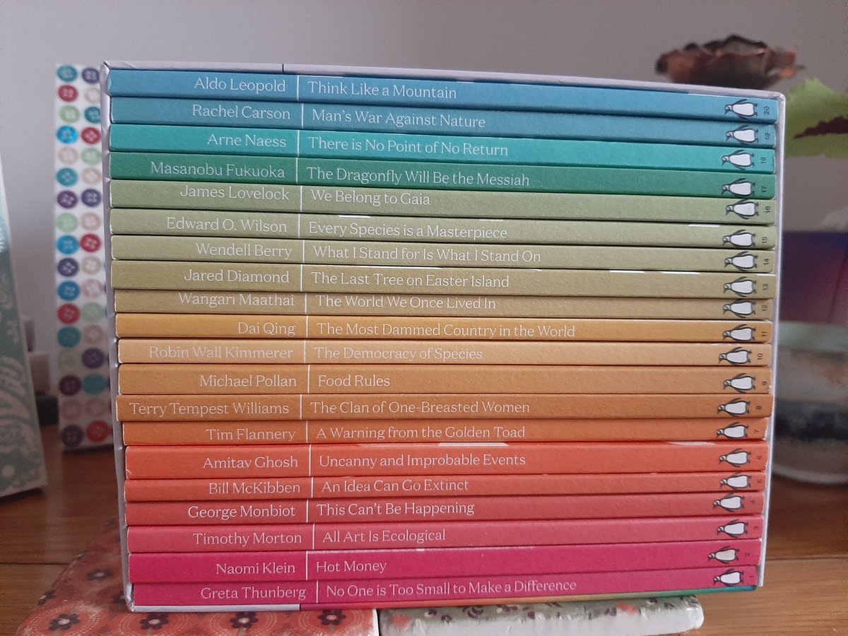 I've really enjoyed working my way through the Penguin Green Ideas books this year, lots of ideas and new knowledge to digest 🌳🌱🌍🤓