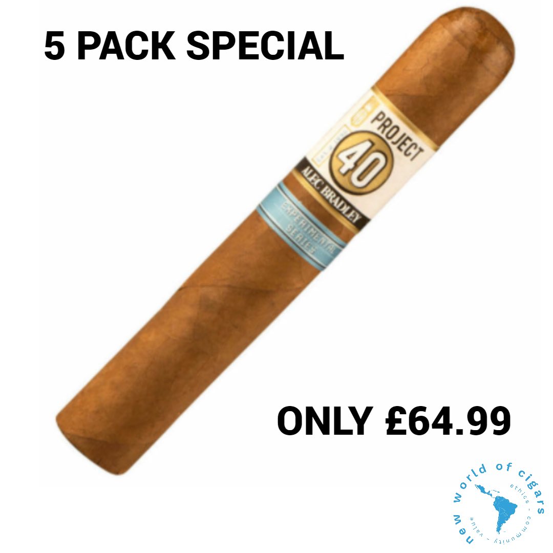 Can you wallet afford to miss this?! #alecbradley Project 40 Robusto at the UK’s best price! newworldofcigars.com #cigars #cigar #saturdaycigar #weekend