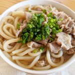 満足感もバッチリ!あっという間に「豚しゃぶうどん」。