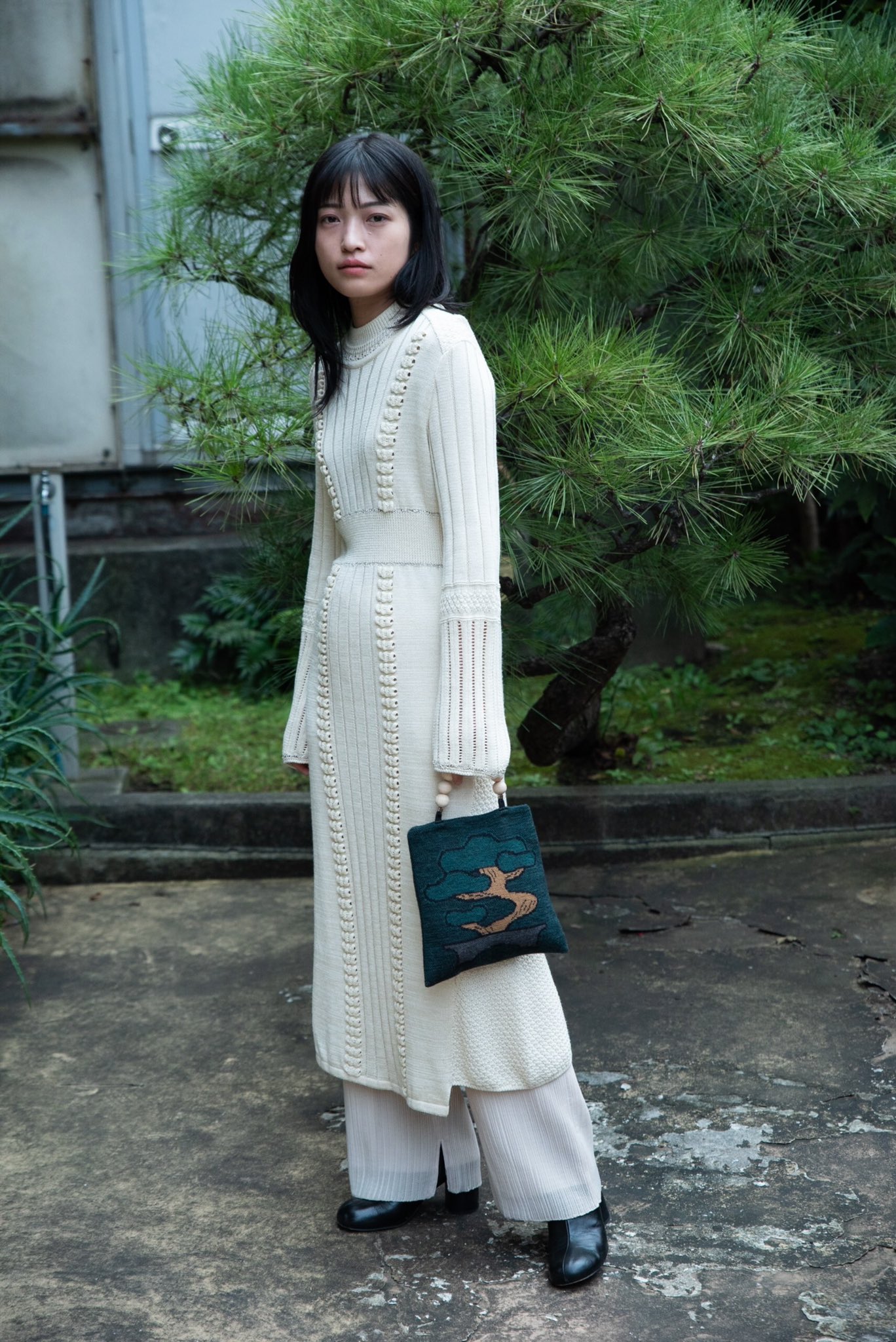 tukifune в X: „【 unpis × tukifune 】2×2 knit bag 夏から