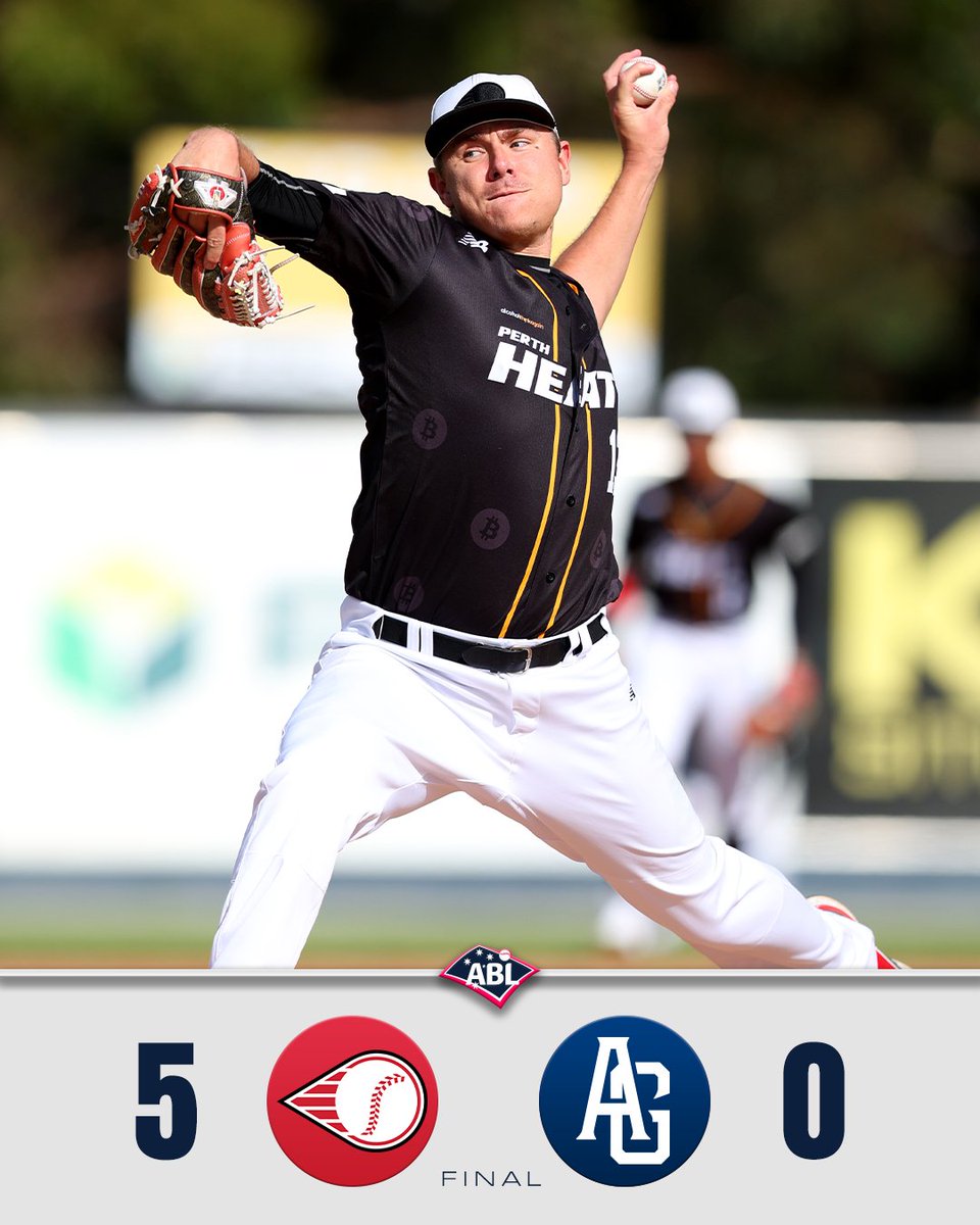 Gunnar Kines throws six shutout innings, Tim Kennelly has a three-run bomb and the Perth Heat score their first win of the #ABL23 season.