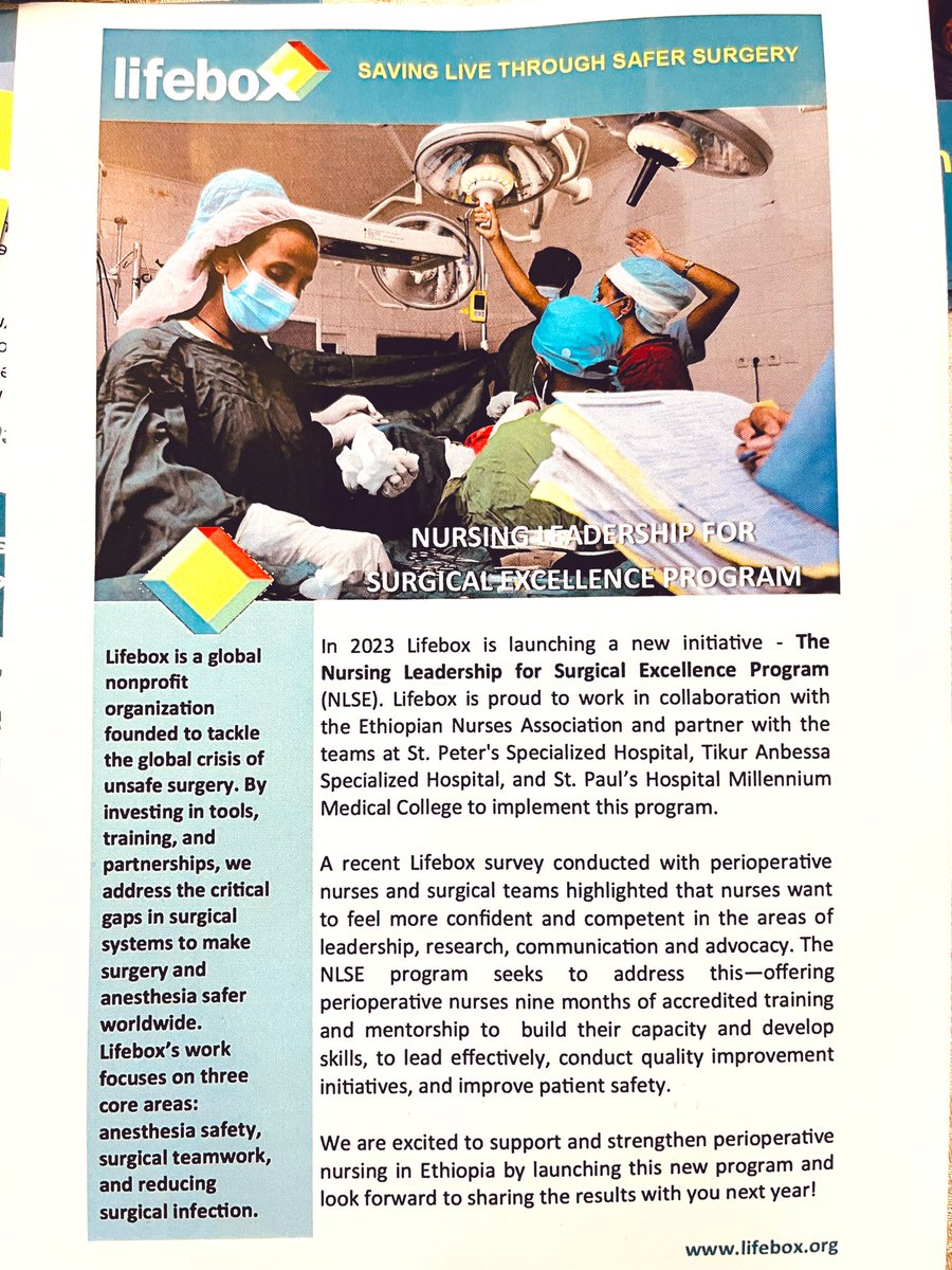 SunnyB_Alemu's tweet photo. I love nursing,I really do & I love teaching๐!
We,@SaferSurgery ,are very delighted to have been supporting this noble profession through our #SaferSurgery #SSIReduction initiatives & now with the new #perioperativenursingcare focused project #NLSE! @EthiopianNurses @ecsacon https://t.co/XG6BJYzjSY