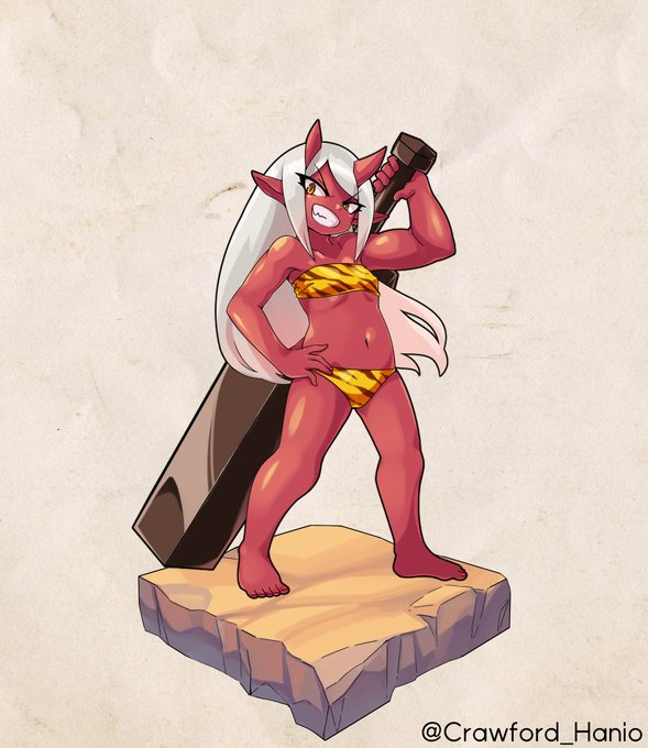 小鬼さん描きました!オニー!
 #アルマグリモワール 