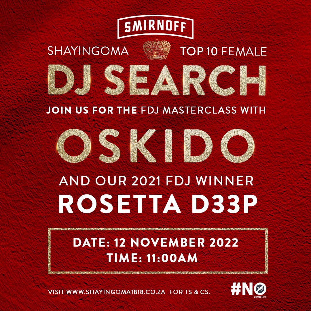 NinoBrownGP_'s tweet photo. My Female Dj's You have it until the 4th of December to enter, don’t miss it out #ShayIngoma1818

Operate Them Well My Queens. It's Your Time siyabangena 🔥🔥🔥🔥🔥 https://t.co/z73vnF97Se