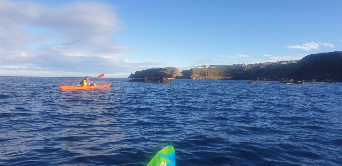 Stunning paddle out to Bowfiddle rock. Plenty of wildlife and a chance to test my amazing new <a href="/AquaBound/">Aqua Bound</a> whiskey paddle, stiff, light and responsive. The <a href="/phseakayaks/">P&H Sea Kayaks</a> Virgo again proved easily quick enough to keep up with the Capella, whilst being super playful in the rocks