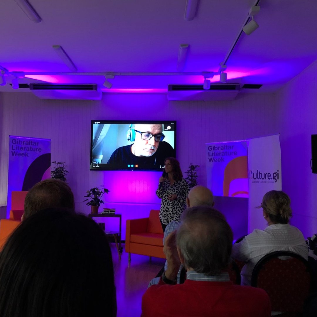 My thanks to @GibCulture, @SeamusJohnByrne, @DavinaBarbara & @MediaGib for making my 'Gibraltar Literature Week' event possible despite my not being able to be there in person. Also a big thank you to those members of the public who came to the talk/live Q & A!