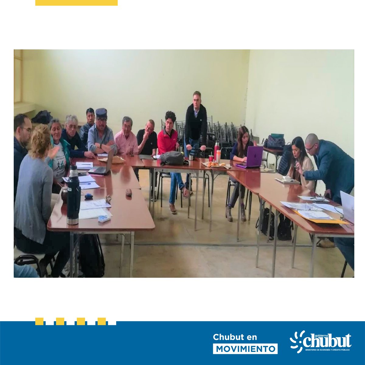 EconomiaChubut's tweet photo. #Prodecca
El Lic. Rosendo Lago, Coord.Pcial. de la UEP (Unidad Ejecutora Provincial), y la Lic, Ana María Álvarez Resp. Técnica, encabezaron junto al @MAGIyCchubut @intaargentina y la #SAFCI un encuentro con el objetivo de fortalecer los proyectos de desarrollo caprino #Chubut https://t.co/3DnrcmpehS