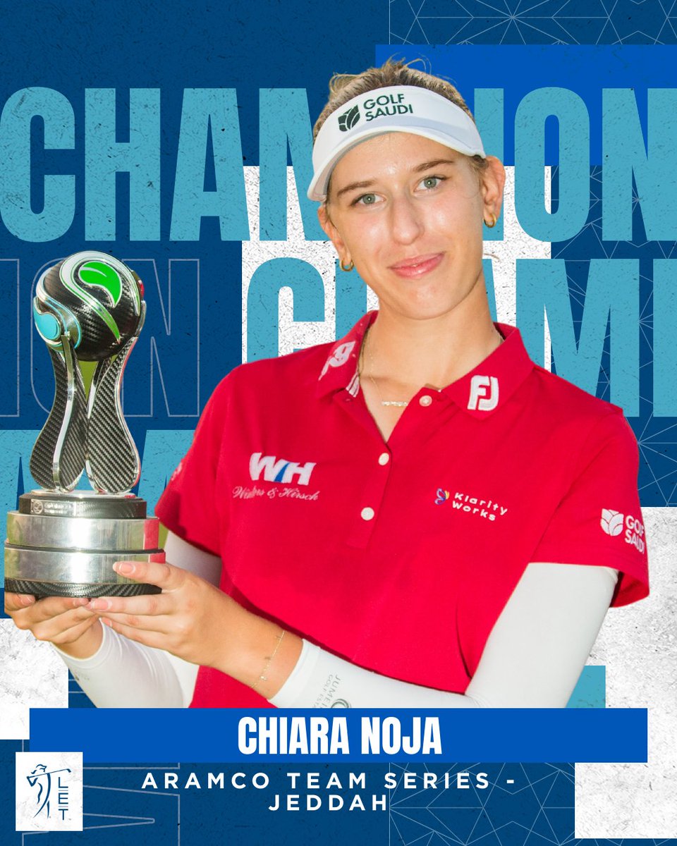 LETgolf's tweet photo. 𝑪𝑯𝑰𝑨𝑹𝑨 𝑵𝑶𝑱𝑨 remember the name 🏆🌟

#RaiseOurGame | #BringTheEnergy https://t.co/uRMEnjRKjq