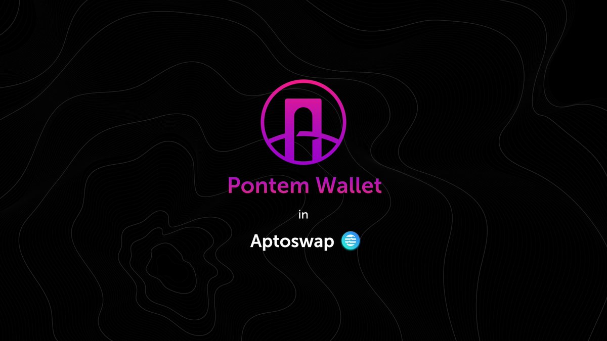 🆕 New wallet support: @PontemNetwork. Swap in Aptoswap with one single click using the @PontemNetwork wallet. #Aptos #AptosEcosystem