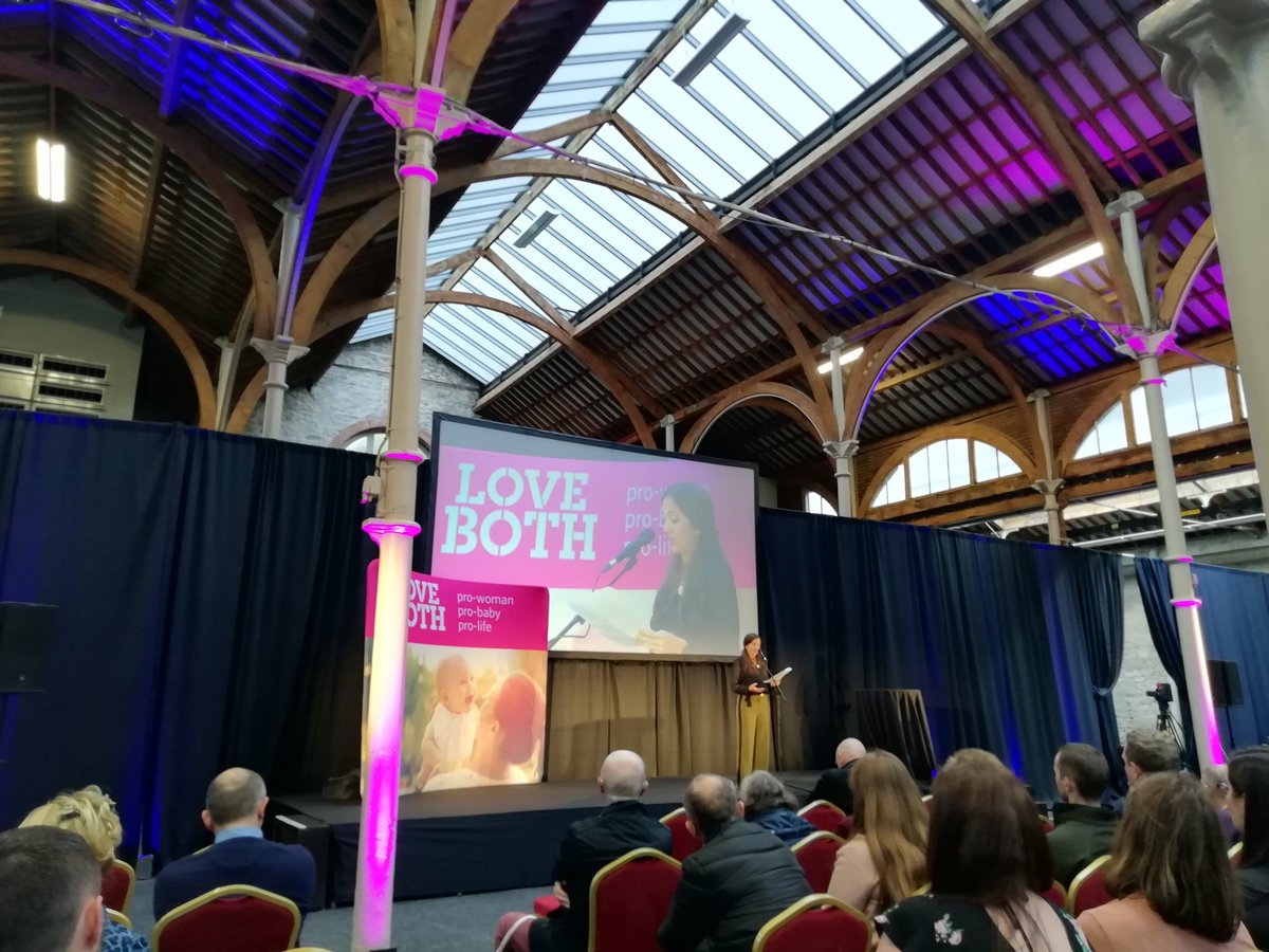 Paul71's tweet photo. Katie Fenton talking about women not being offered other options besides abortion and the fact that women who were conflicted only given abortion as an option. #ProLifeCampaign #PLC2022 #ProLifeCampaignConference2022 #ProLife https://t.co/o4hFGDG2Hh