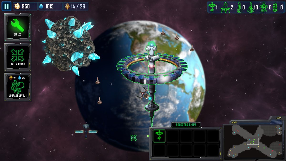 TuanisApps's tweet photo. Last weekend before launch for our space RTS, Extinction Eclipse. You are in command of the human fleet to find and mine asteroids, build bases and spaceships!

Remember to wishlist on #Steam / #eShop:

https://t.co/sx2Lvpf8rO

#screenshotsaturday #indiegame #gamedev #GodotEngine https://t.co/pBwucOth38