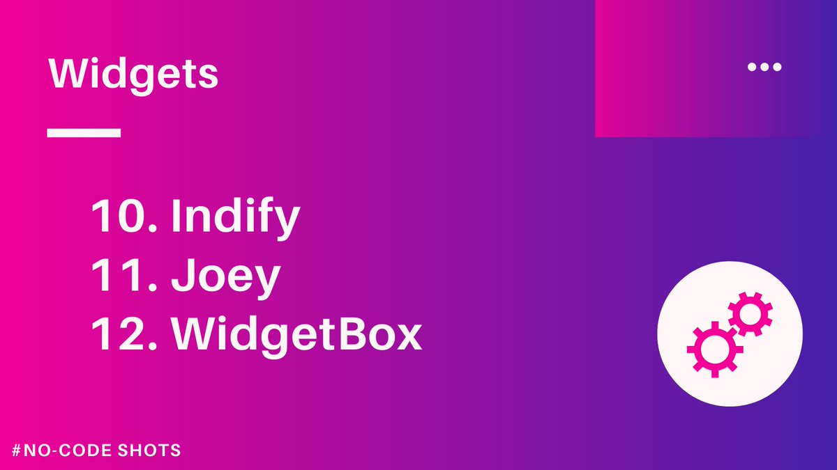 4⃣ Widgets ⚙️