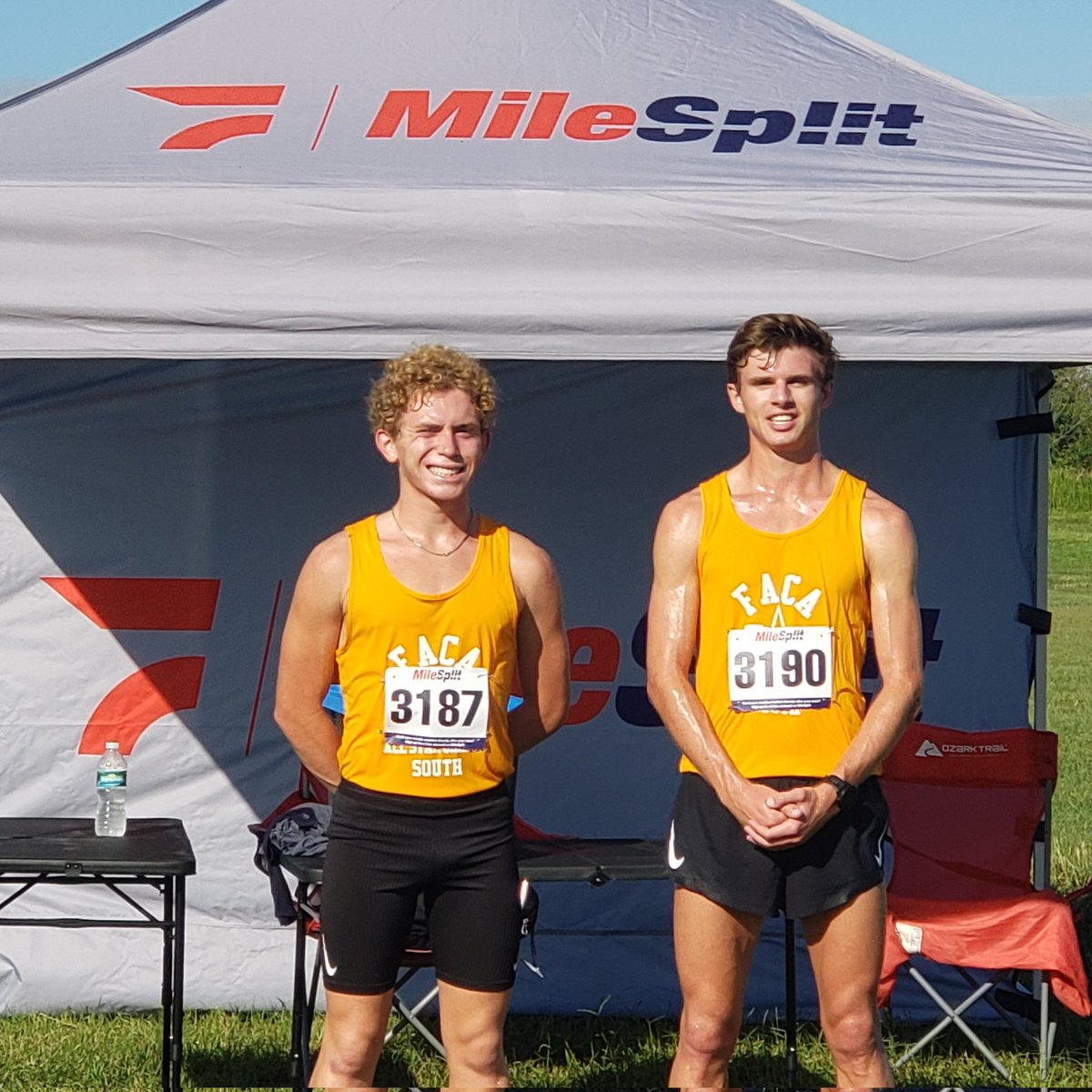 @coltonlawsonn posts 16:02.02, 2nd place, &  Michael Castillo a 17:24.94, 14th overall, 2nd for the South Team, lead South Team to a team 2nd place! Well done South! @TKALions @wjmxccoach @flmilesplit @flrunners
