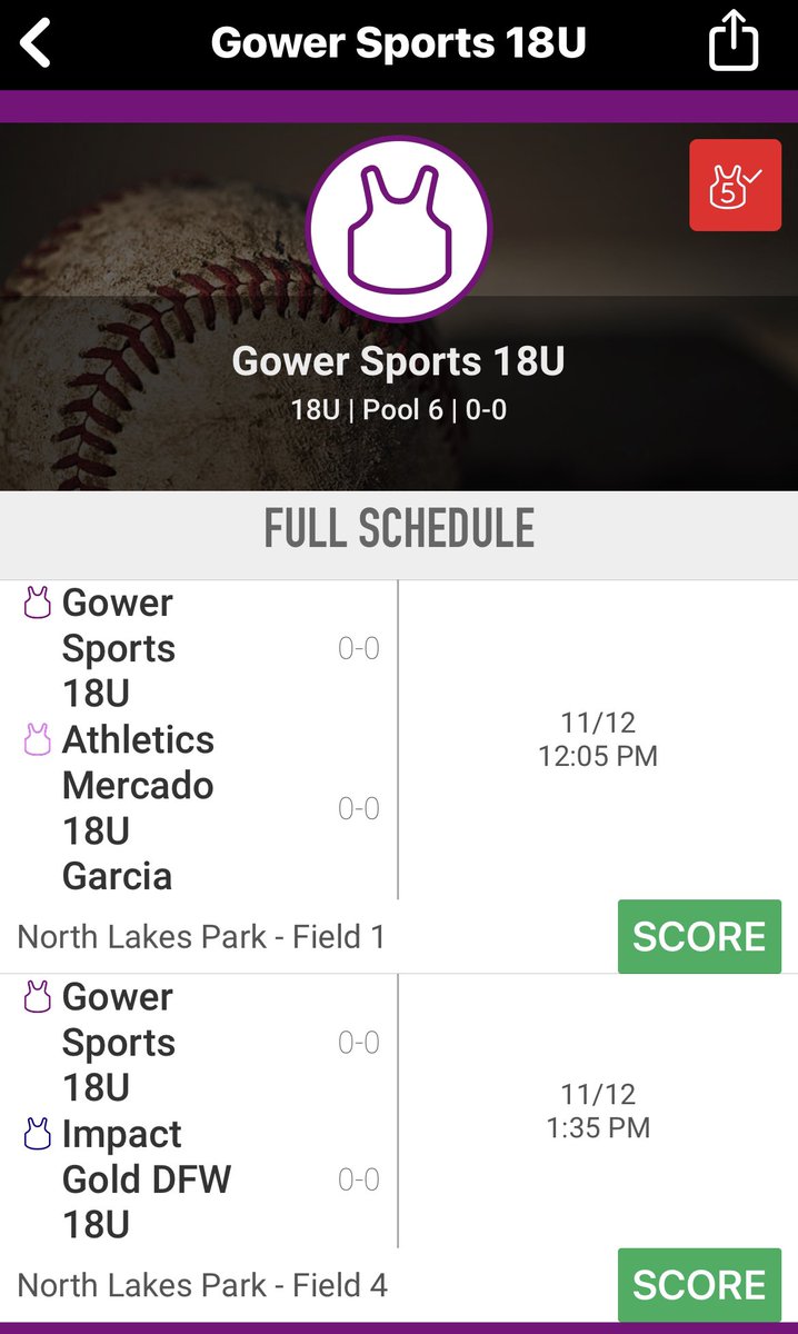 SophiaShuff's tweet photo. @usaodrovers @twupioneers schedule and field change! #gowersports18u #itsagooddaytoplaysoftball https://t.co/v5HwkCRgDZ