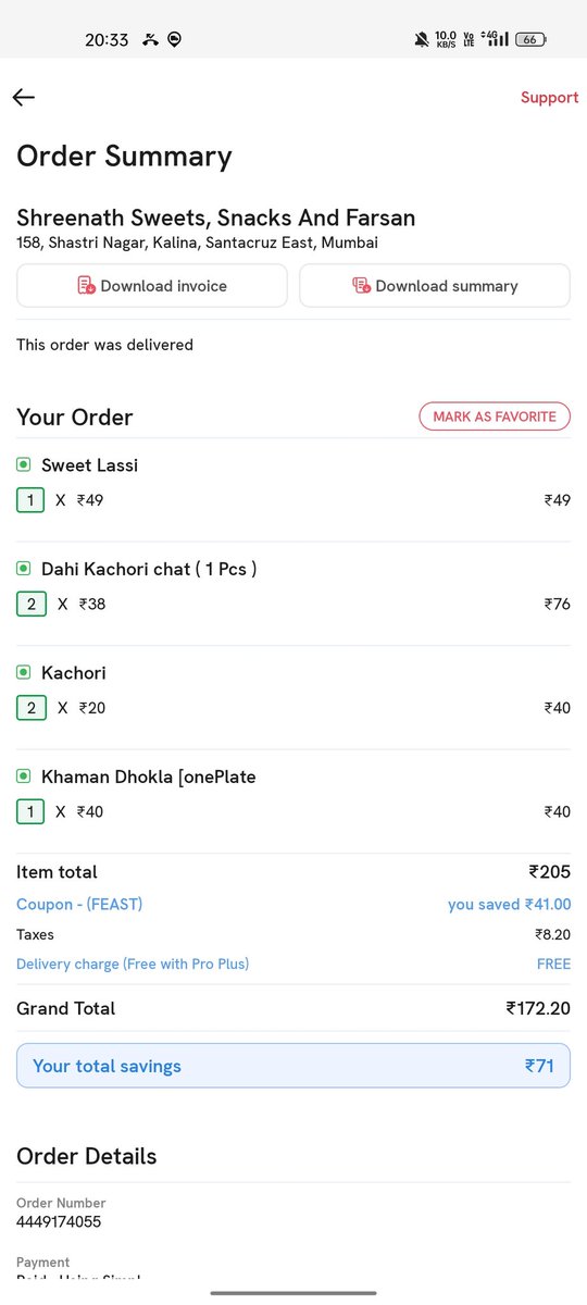 _its_indra's tweet photo. I had ordered some snacks from @zomato , but didn't received one item which is KHAMAN DHOKLA, when I raised the issue, the Zomato support care didn't listen my issue
If I have paid for anything, and i couldn't receive that thing, then you must give me the refund or replacement https://t.co/qMpTyHv4ir