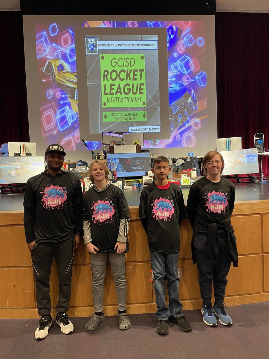 AJHEsports's tweet image. @AJHEsports is ready to have some fun! #esports #risd #GCISDRocketLeague22.