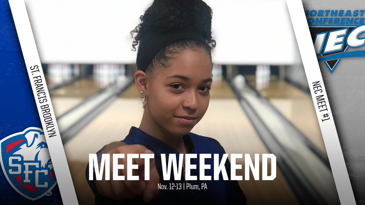 Conference play starts today!

🏆 NEC Meet #1
📍 Plum, Penn. 
🗓 Nov. 12-13

#BrooklynTough | #NECBOWL