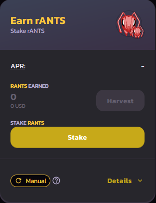 smbswap's tweet photo. 📈New pool!

💰Stake rANTS, Earn rANTS
https://t.co/qaZS84uBvl

🗓️This pool will run 11/12/22 - 02/25/23

ℹ️Info
@FireAntsCoin 
https://t.co/ql2y5W4mVO
https://t.co/oobXE4scxx
https://t.co/G5ETMDhzMV
https://t.co/nyBPSVbgsr

https://t.co/1ji2hbF9ZV
https://t.co/pRyIjBJal6 https://t.co/KRjxcDzVws