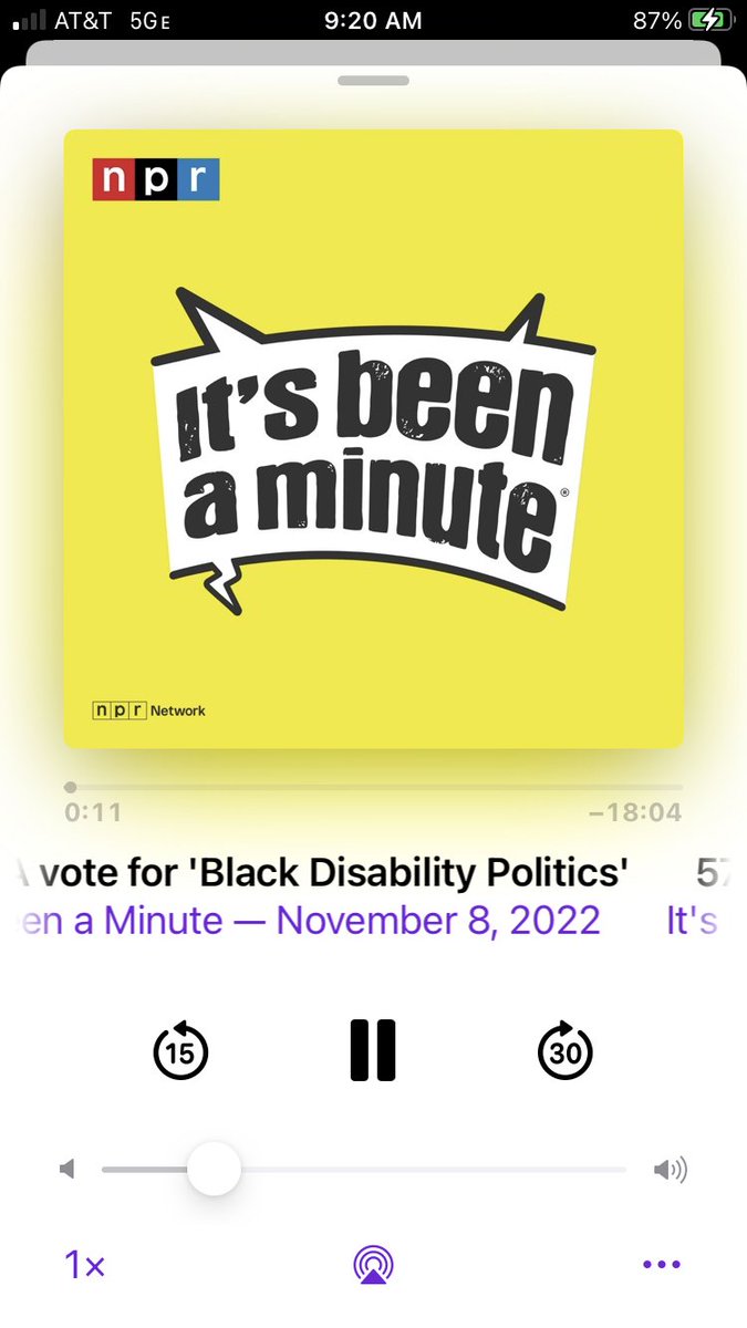 Aaaaahhhh!!! @DrSamiSchalk is on one of my fave pods @NPRItsBeenAMin talking about #blackdisabilitypolitics (her @DukePress book and her organizing work!) with @bmluse ::Kermit arms::