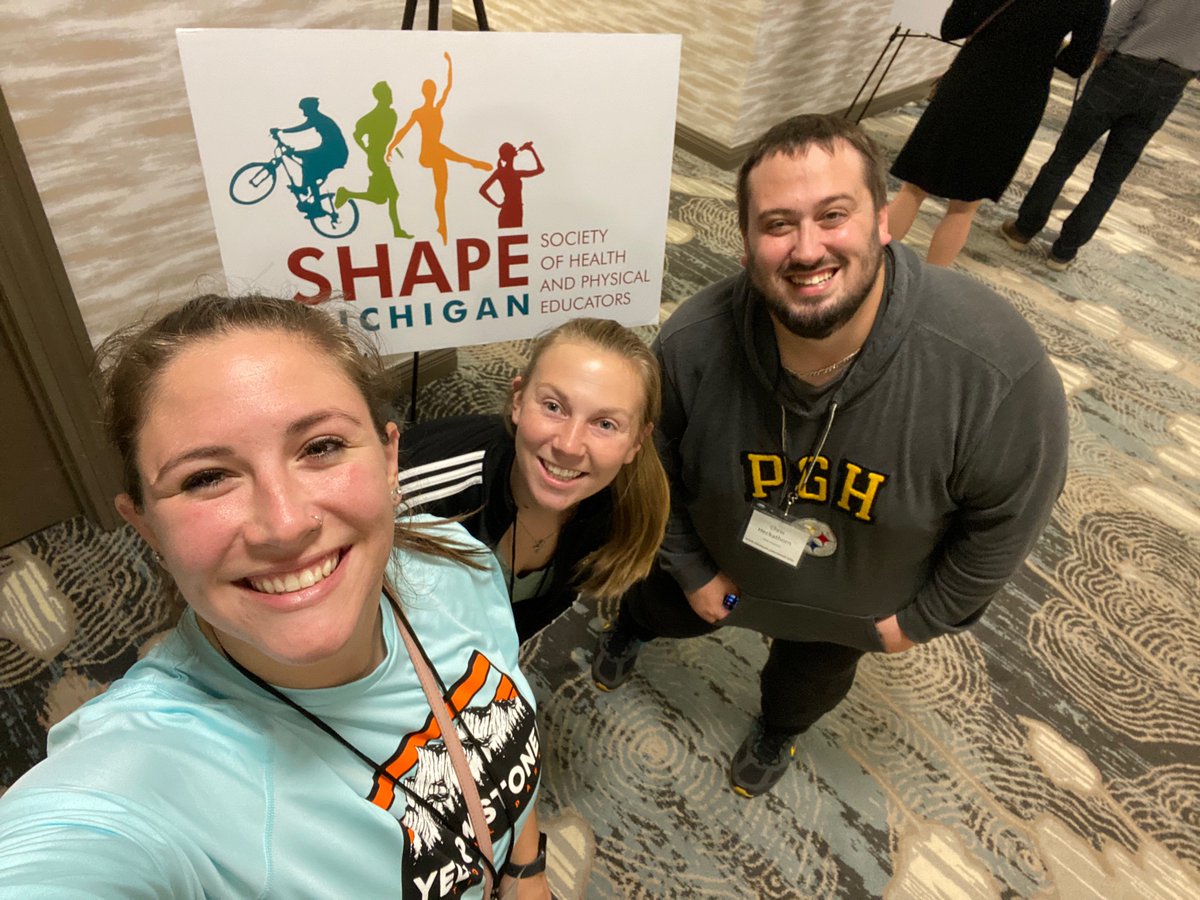 WB representing at #SHAPEMichigan2022 <a href="/MsHubbard_PE/">Mrs. Mason (Hubbard)</a> <a href="/ChrisHeckathorn/">Chris Heckathorn</a> Thanks <a href="/SHAPEMichigan/">SHAPE Michigan</a> for an incredible conference! #pd #pepower #squad
