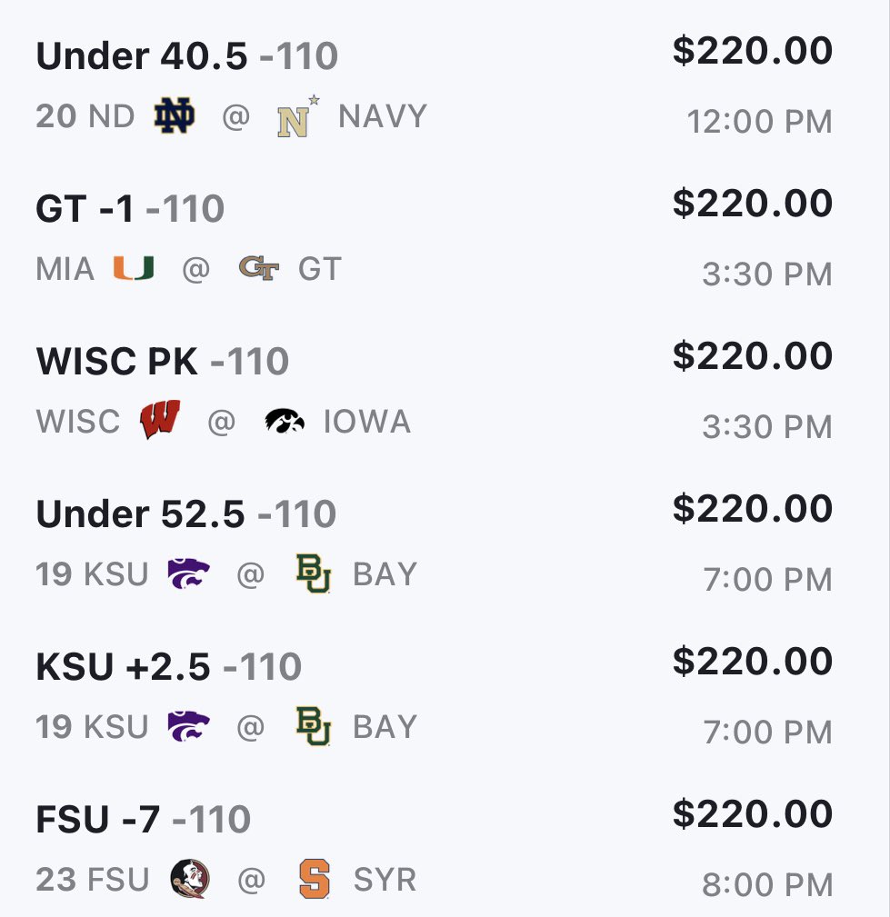 RazorSharpPicks's tweet photo. 🚨MEMBERS PLAYS🚨
11/12/2022 (CFB CARD🏈)
📢NBA plays coming soon!
#RazorToTheBank🏦 #TapInOrGetTappedOut💰 https://t.co/Upsp3bamSA
