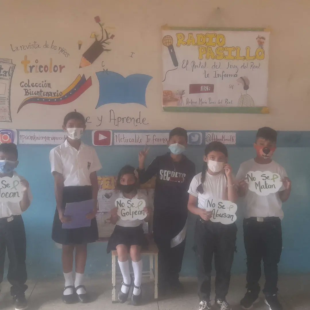 Continuamos con la Campaña: Los niños y niñas no se tocan. <a href="/NicolasMaduro/">Nicolás Maduro</a> @MPPEDUCACION @ZonaEducTachira <a href="/Berzabethg1/">Berzabethgandicaoficial</a> <a href="/Crazet2011/">Crazet2011</a> <a href="/Div_Ini_Pri_Esp/">Divi. de Niños y Niñas ZET</a> <a href="/FernandoRojas6/">Fern@ndo</a> <a href="/BolivarianasZET/">Erika Varela Sayago Escuelas Bolivarianas</a>