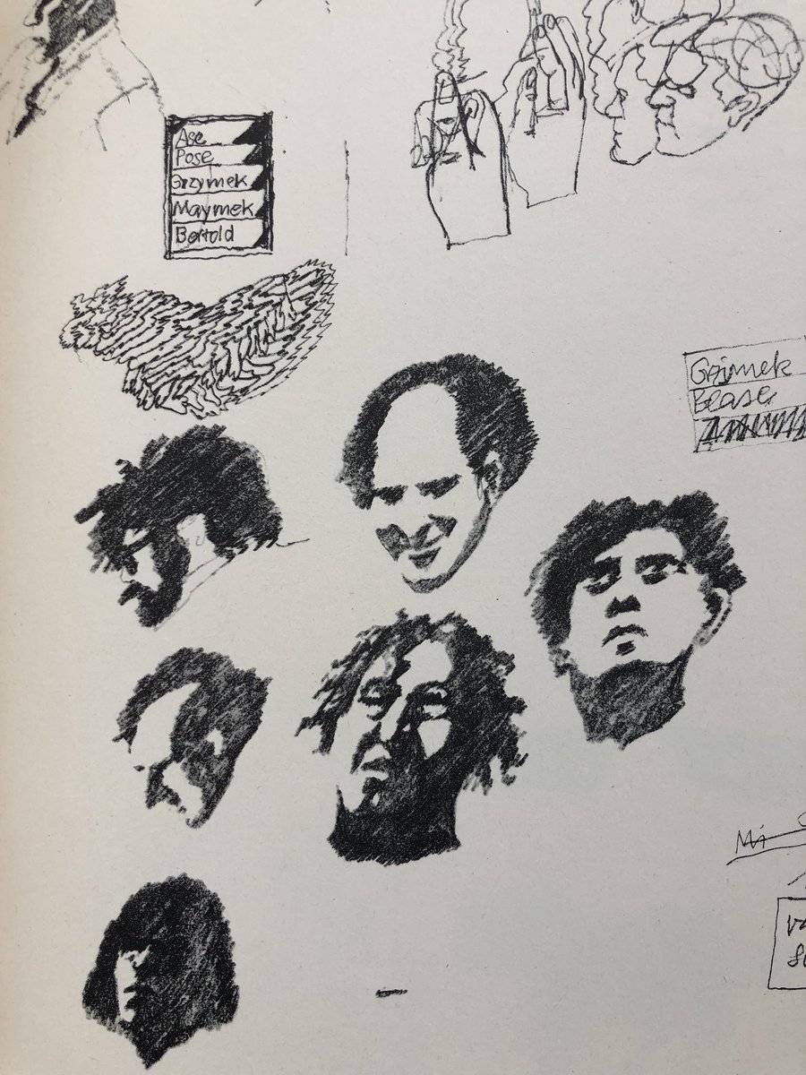 Hans Hillmann, automatische Zeichnungen, 1967/1976 