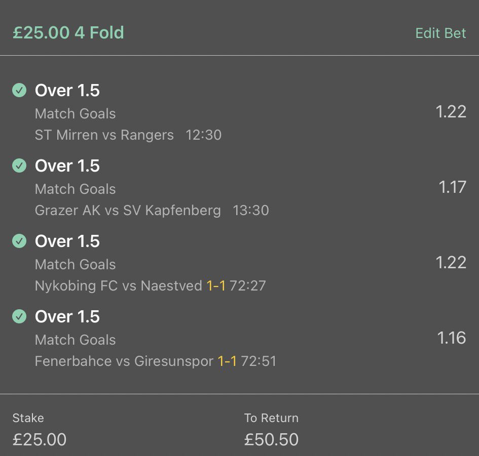 JackStatTips's tweet photo. WWWWWIIIIINNNNNEEEEERRRR
✅✅✅✅✅✅✅✅✅✅✅
2nd lunchtime winner In 2 days 💪
Always love a nice lunchtime boom and by looks of website numbers, quite a few of you got on with us!!
Smash that like and Retweet if you was on and want more!!!! ❤️❤️
#winner #accawin #yesjack https://t.co/nD3eMZNpII