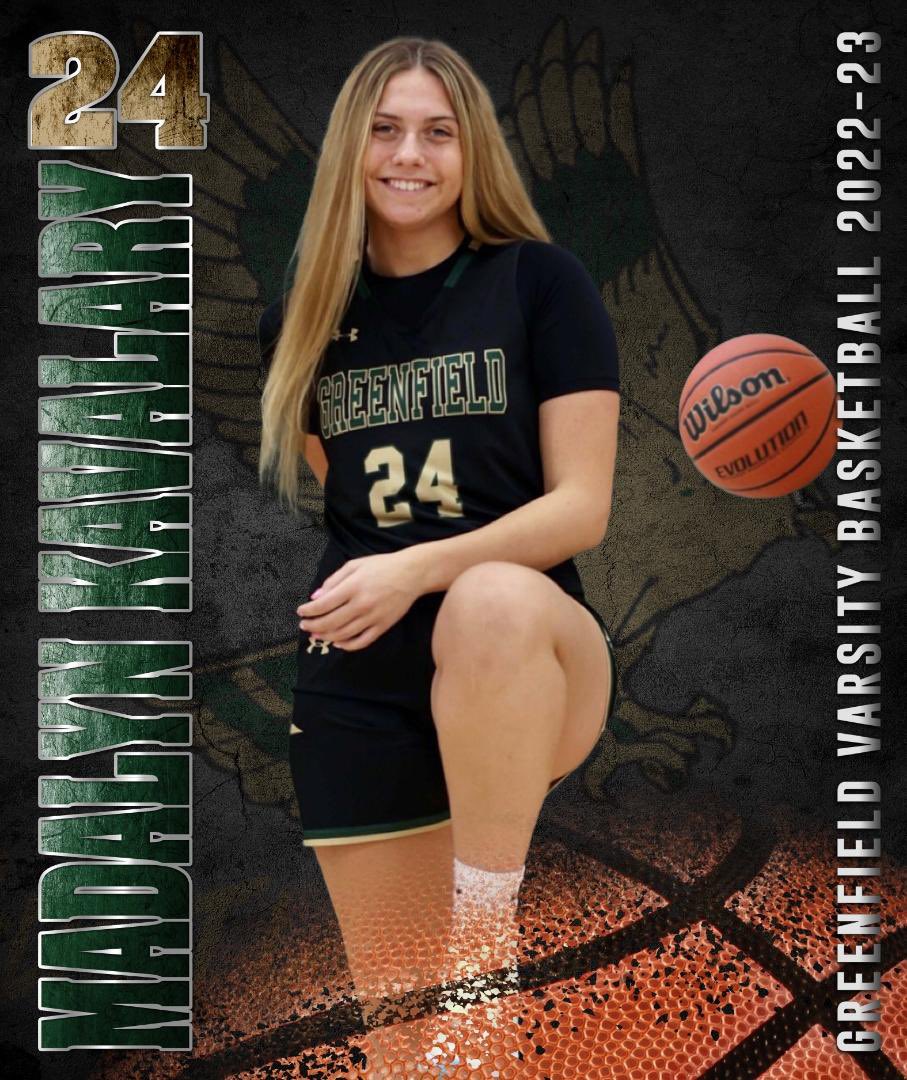 Greenfield Hawks Girls Basketball (@hawksgreenfield) on Twitter photo 🔥🔥Senior 🏀 Spotlight🔥🔥
Big year ahead for <a href="/MKavalary/">Madalyn Kavalary</a>. Looking forward to seeing all your hard work this off-season pay off. #GoHawks 🔥🔥Senior 🏀 Spotlight🔥🔥
Big year ahead for <a href="/MKavalary/">Madalyn Kavalary</a>. Looking forward to seeing all your hard work this off-season pay off. #GoHawks