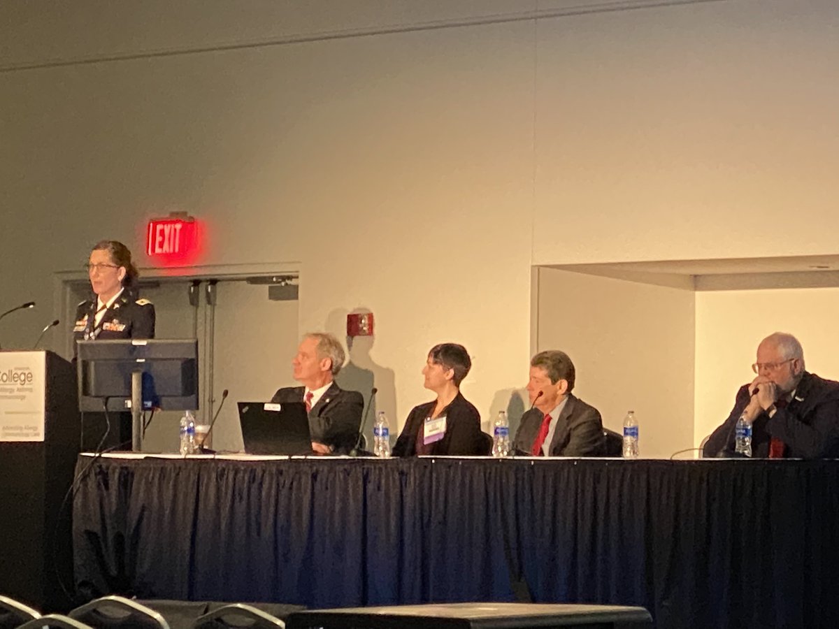#ACAAI22 Colonel-Physician-Leader Maureen Peterson, MD addresses gender inequalities and health and well being in Medicine #burnout #stopmdsuicide #stopimplicitbias