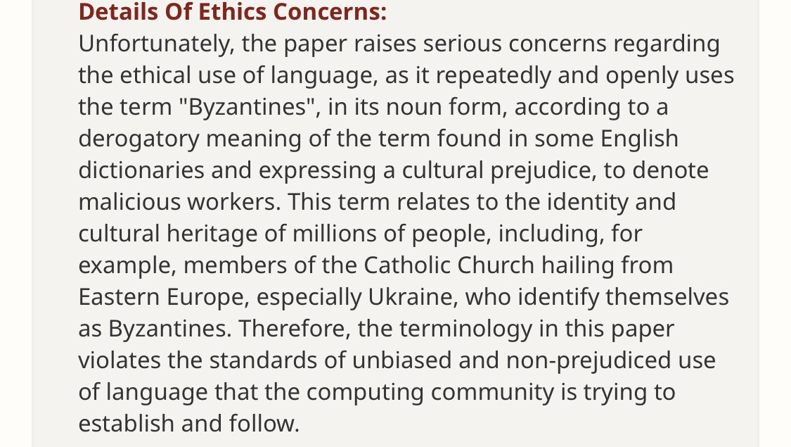 #ICLR2023 review debate: Unethical use of language or nothing wrong?  Share thoughts below.

Full review: openreview.net/forum?id=pfuqQ…