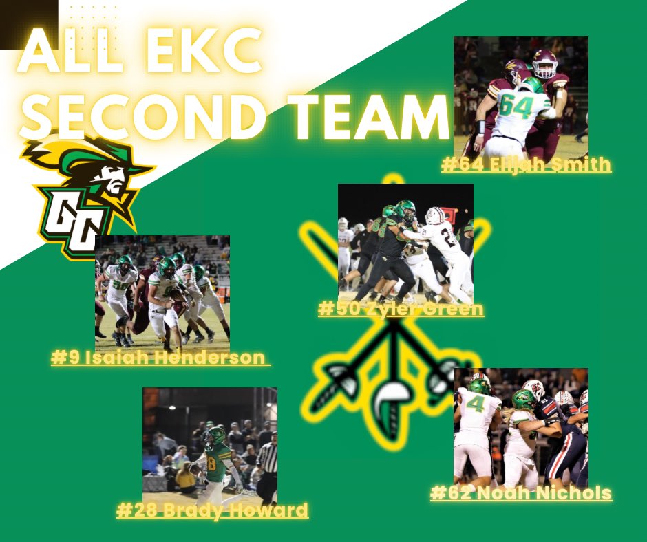 GreenupFootball's tweet photo. EKC Honors…Second Team https://t.co/pHfi14lf08