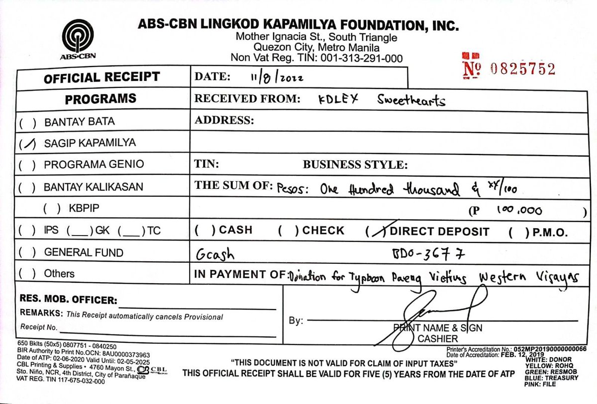 kisofc_'s tweet photo. Through your generous hearts, we've gathered a total of P200k for the victims of Typhoon Paeng &amp; has now been donated to ABS-CBN Lingkod Kapamilya Foundation @ABSCBNFI_ph

Thank you in helping rebuild people’s lives #KDLex 
@direklauren @starmagicphils @alexailacad @kdestrada_ https://t.co/zSnzF1aXDW