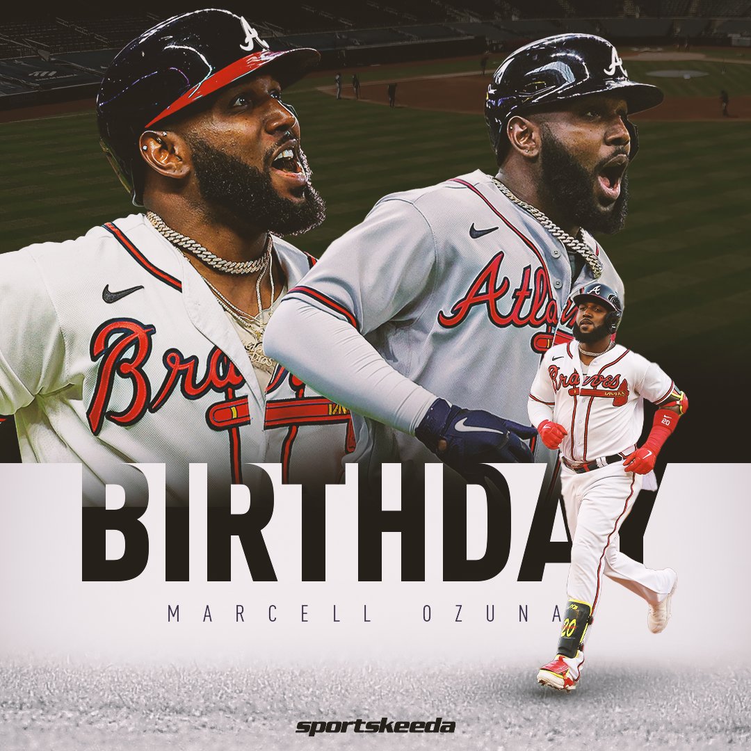 Happy Birthday to current Braves OF, Marcell Ozuna      2x All-Star Gold Glover 2x Silver Slugger 