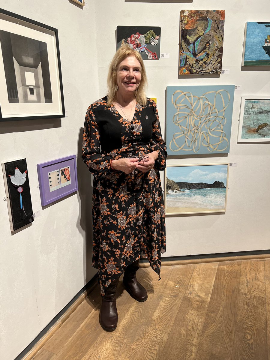 Delighted to be at the Private View of the Discerning Eye exhibition where my work was selected from over three thousand entries