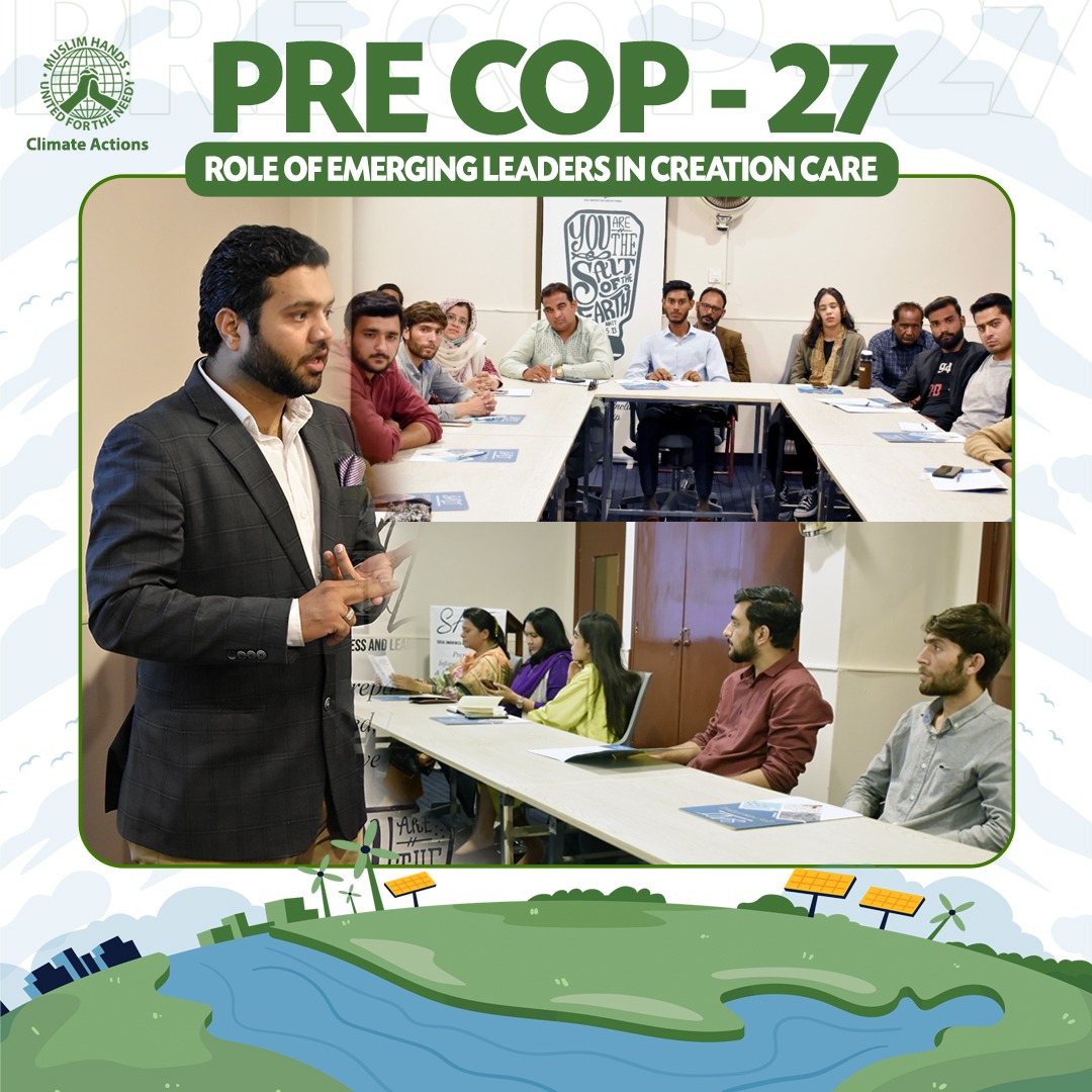 mrehantahir's tweet photo. Together for Implementation - #PRECOP27
نوجوان رہنماؤں کے ساتھ ماحولیاتی تبدیلی اور قدرت کا تحفظ بارے سیشن کا تصاویری عکس۔ سول سوسائٹی میں منفرد کام کرنے والوں کے ساتھ 2022- COP27 کے اغراض و مقاصد پر مفصل گفتگو و آگہی سے بھرپور نشست
Role of Emerging Leader in Creation Care https://t.co/F9QUDTa3iV